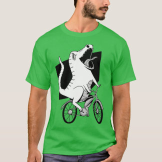 T-SHIRT BIKER DINOSAUR