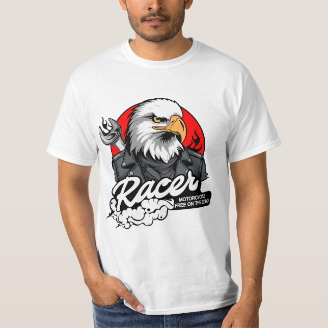 T-SHIRT BIKER EAGLE (Devant)