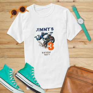 T-shirt Biker Kid Dirt Stunt Vélo Anniversaire