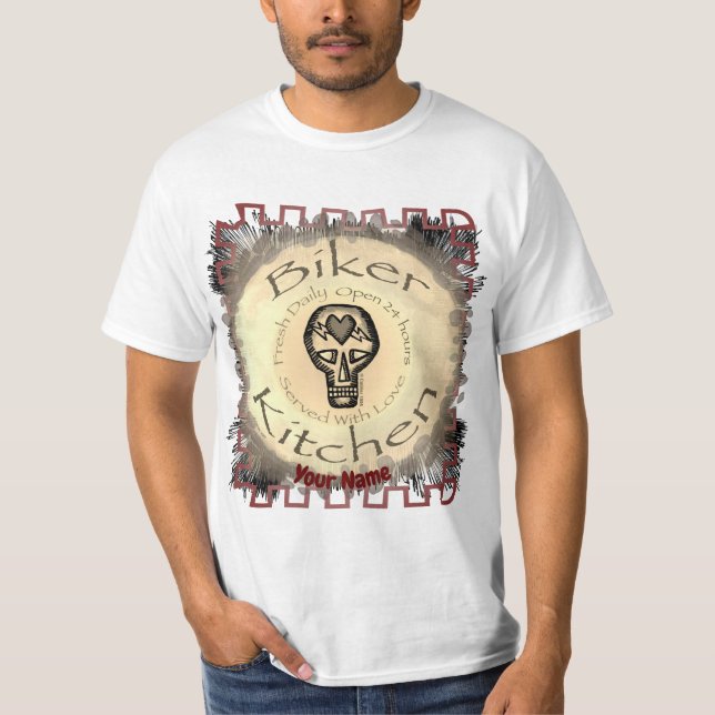 T-shirt Biker Kitchen (Devant)