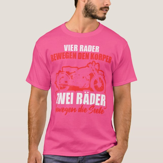 T-shirt Biker Motorbike Bike Saying (Devant)
