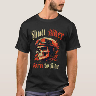 T-shirt Biker Skeleton Mystic Death Bone 3