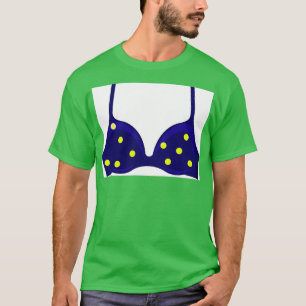 T-shirt Bikini bleu mode féminin