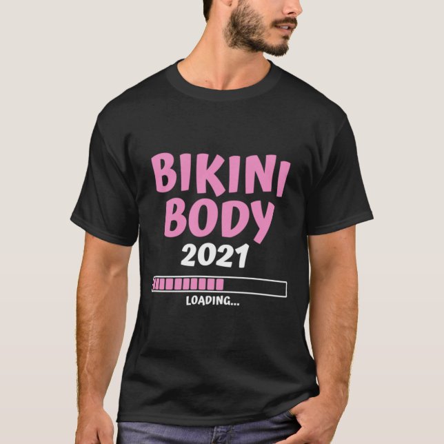 T-shirt Bikini Body 2021 Cadeau vacances été (Devant)