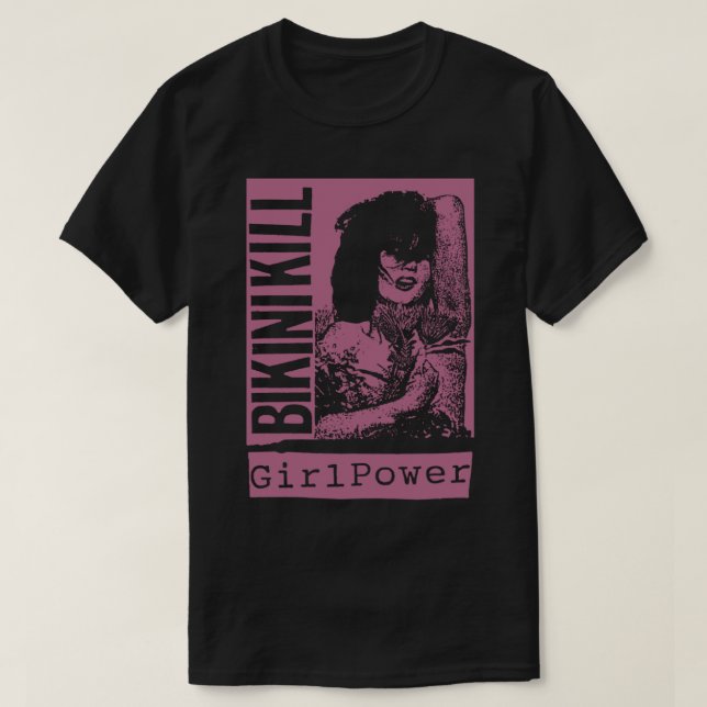 T-shirt Bikini Kill - Girl Power Premium  (Design devant)