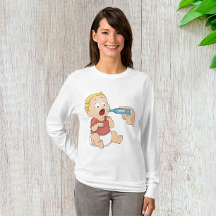 T-shirt Bilan de la température du bébé Santé pédiatrique