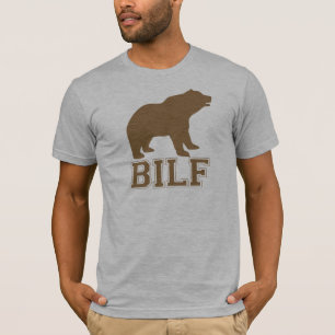 T-SHIRT BILF BRUN