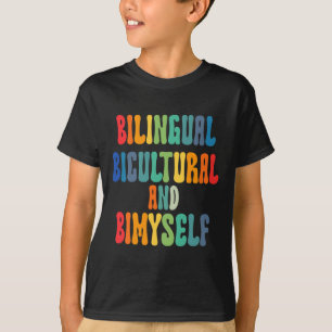 T-shirt Bilingue Biculturel Et Sourde Sourde De Bimyself