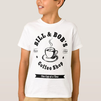 T-shirt Bill et Bob's Coffee Shop - AA 12 Step Recovery S