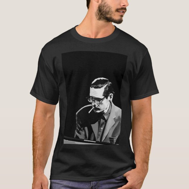 T-shirt Bill Evans Melancholic Jazz  (Devant)