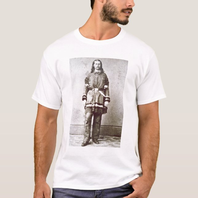 T-shirt "Bill sauvage" Hickok (1837-76) (photo de b/w) (Devant)
