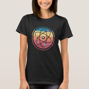 T-shirt Billard Atom Funny Science Snooker de piscine à 8