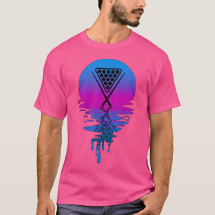T-shirt Billard au coucher du soleil