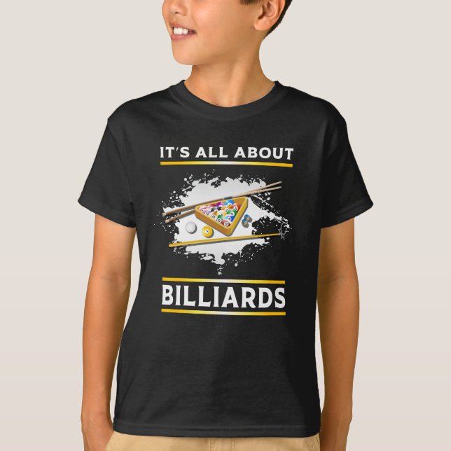 T-shirt Billard Billard Billard Snooker 8 Ball Drôle cadea (Devant)