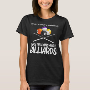 T-shirt Billard cool Pour Hommes Femmes Billard 8 Ball Poo