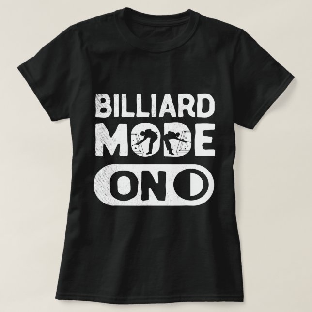 T-shirt Billard Définition Enfant Drôle Joueur de piscine (Design devant)