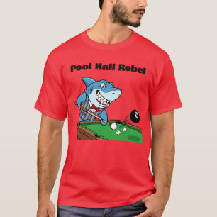 T-shirt Billard Drôle Salle de Rebel