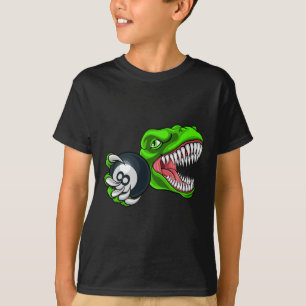 T-shirt Billard drôle T-rex Art Billard Jouant au Pool P