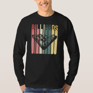 T-shirt Billard Pool Bar Sports Retro 8 Ball Stick Playe