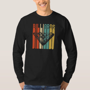 T-shirt Billard Pool Bar Sports Retro 8 Ball Stick Playe