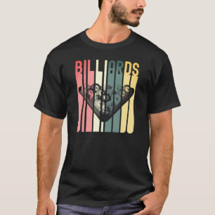 T-shirt Billard Pool Bar Sports Retro 8 Ball Stick Playe