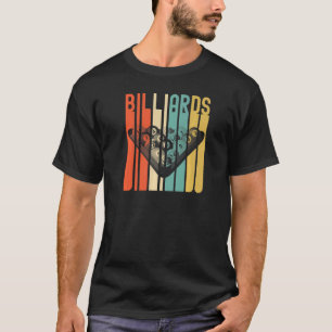 T-shirt Billard Pool Bar Sports Retro 8 Ball Stick Playe