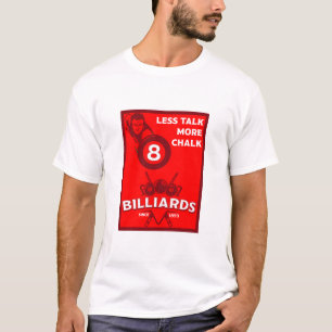 T-shirt Billards de poche vintages