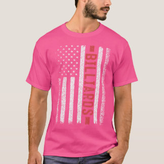 T-shirt Billards Drapeau Américain 4 juillet Billard Playe