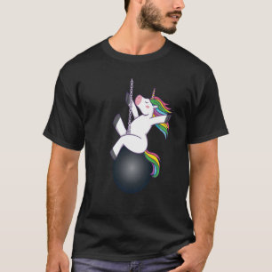 T-shirt bille de la licorne qui se dégrade