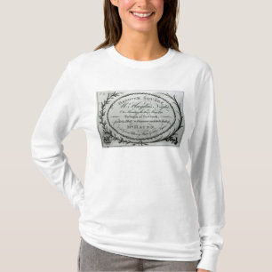 T-shirt Billet à "Night de M. Haydn's" à Hannovre
