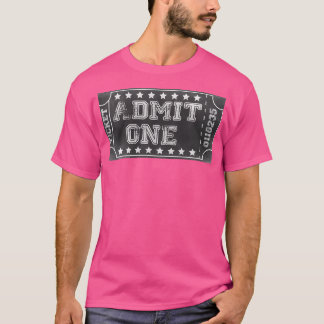 T-shirt Billet cinéma vintage