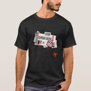 T-shirt Billet d'avion Garden Grove Fille Garden Grove Sa