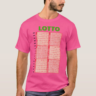 T-shirt Billet de Loterie Loto Party Halloween Cosplay Gag