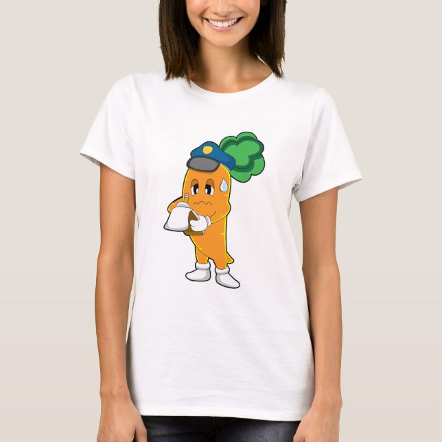 T-shirt Billet de stationnement pour le gardien de la circ (Devant)