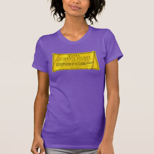 T-shirt Billet d'or Willy Wonka