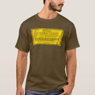 T-shirt Billet d'or Willy Wonka