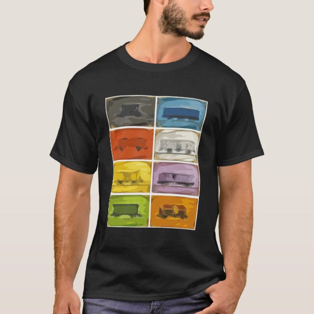 T-shirt Billet pour voyager dans le Trains Classic (Devant)