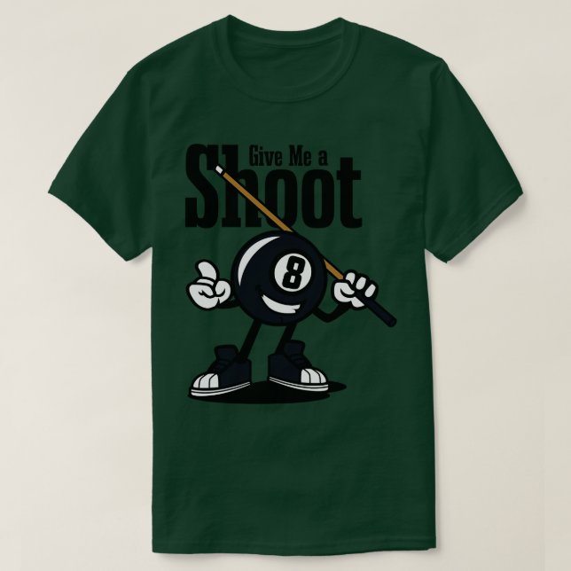 T-SHIRT BILLIARD MASCOT (Design devant)