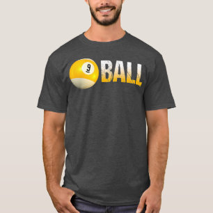 T-shirt Billiard Pool Ball 9Ball pour l'équipe et les ligu