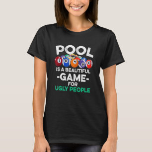 T-shirt Billiard Pool est un jeu magnifique pour un p laid