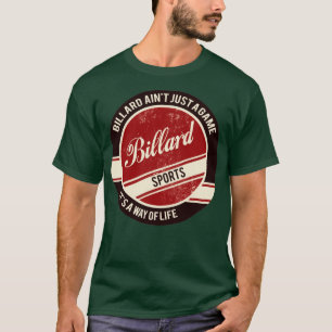 T-shirt Billiard Retro