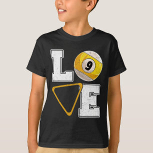 T-shirt Billiards Love Pool Player Billiards Lover
