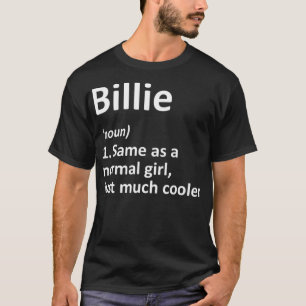 T-shirt BILLIE Définition Personnalized Name Funny Birthda