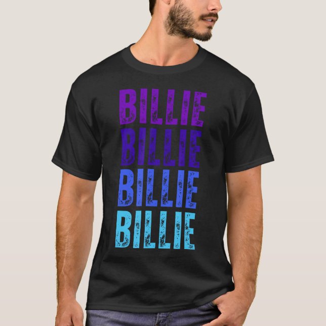 T-shirt Billie Prénom I Love Billie (Devant)