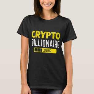 T-shirt Billionaire Chargement Cryptodevise Blockchain Bit