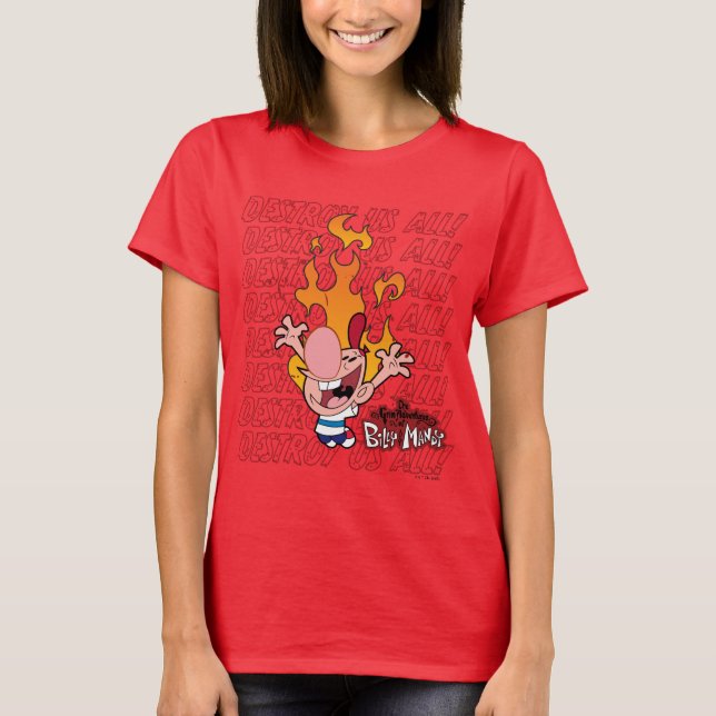 T-shirt Billy & Mandy - Nous détruire tous (Devant)