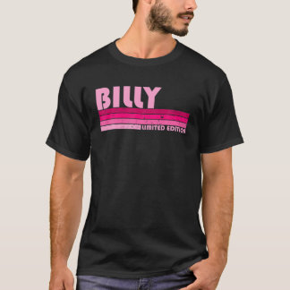 T-shirt BILLY Nom Personnalisé Retro Vintage 80S 90S Birt