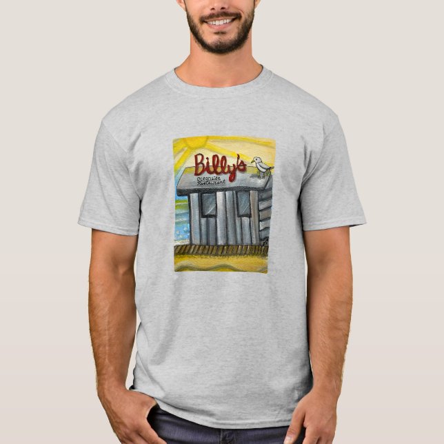 T-shirt Billy's Oceanside Restaurant (Devant)