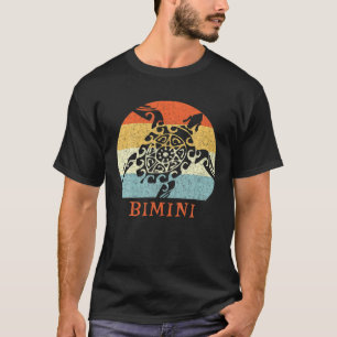 T-shirt Bimini Bahamas Vintage Rétro Throwback Vacances