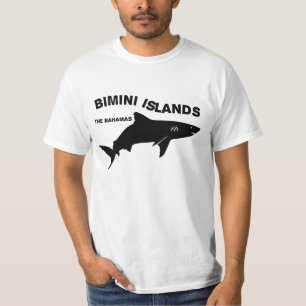T-shirt Bimini Iles Plongée Sous-Marine Avec Requins - Bah